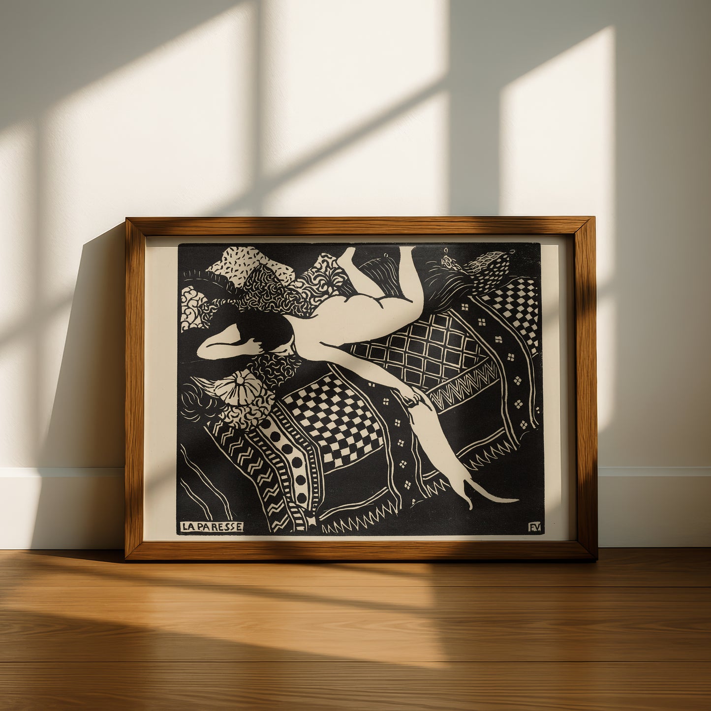 Laziness | Félix Vallotton | Fine Art Cat Print | Cat Lover Gift | Wall Art