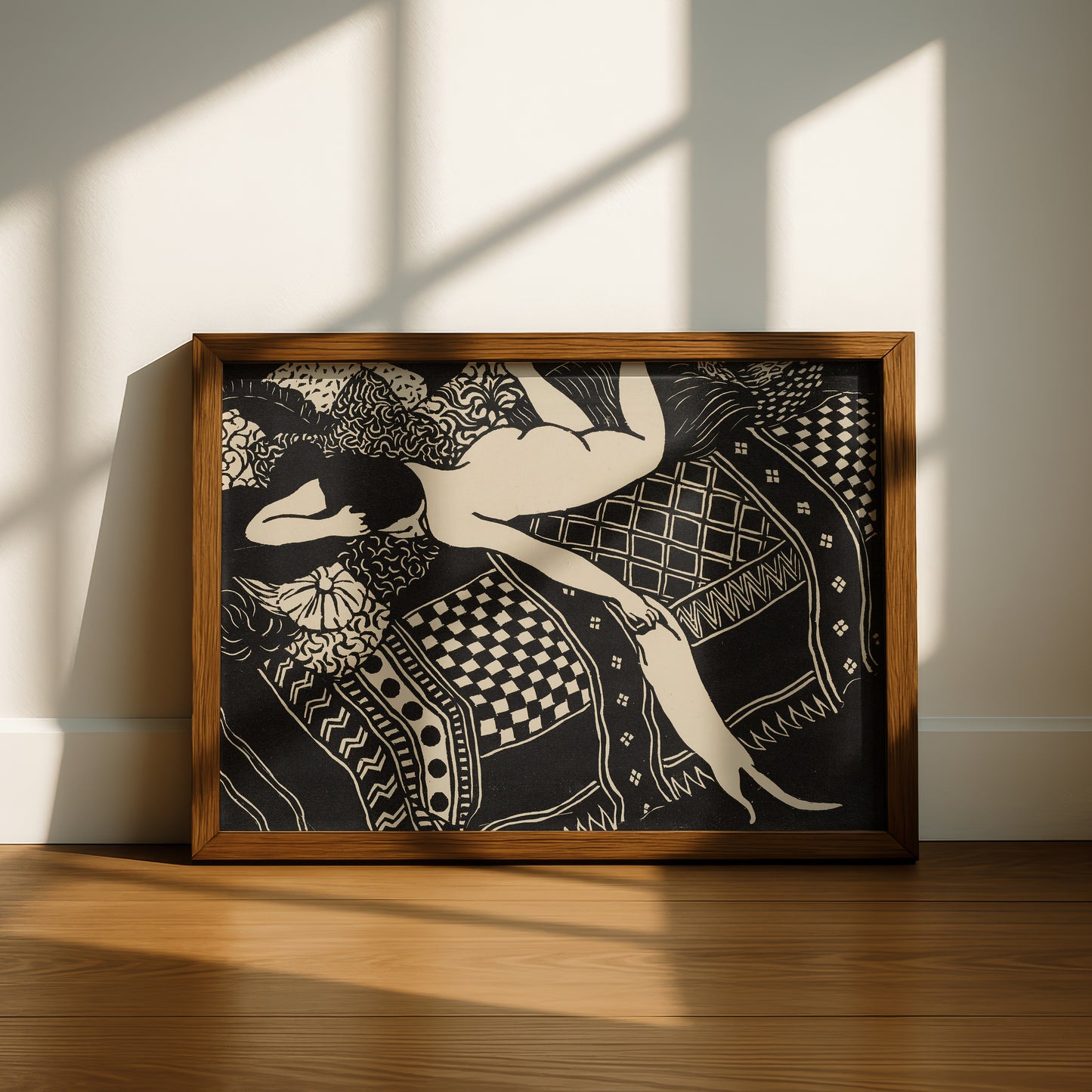 Laziness (Detail) | Félix Vallotton | Fine Art Cat Print | Cat Lover Gift | Wall Art