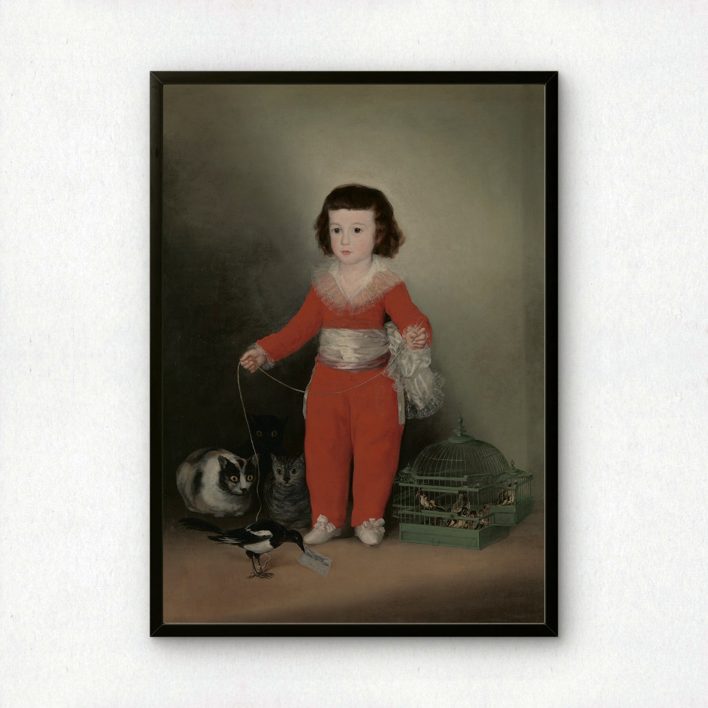 Manuel Osorio Manrique de Zuñiga | Francisco Goya | Fine Art Cat Print | Cat Lover Gift | Wall Art