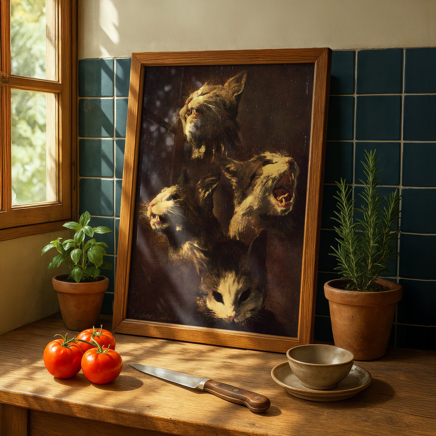 Study of a Cat's Head | Frans Snyders | Fine Art Cat Print | Cat Lover Gift | Wall Art