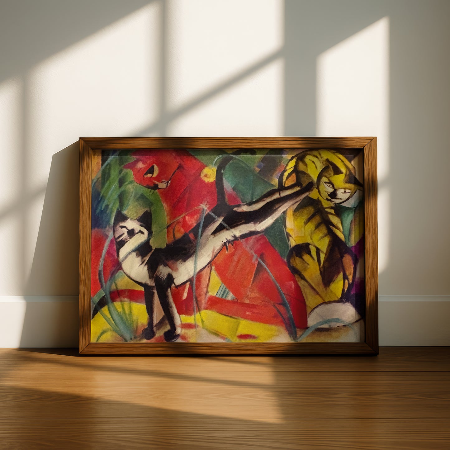 Three Cats | Franz Marc | Fine Art Cat Print | Cat Lover Gift | Wall Art