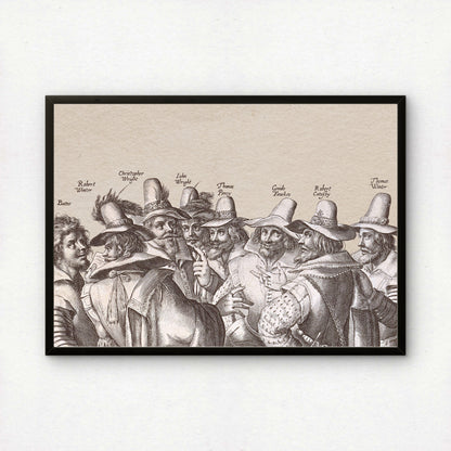 Gunpowder Plot Guy Fawkes Fine Art Print | Pub or Home Bar Decor