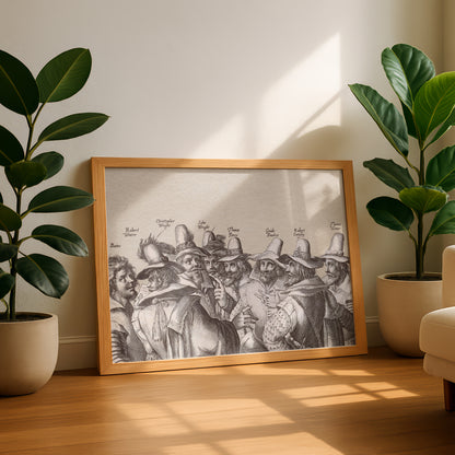 Gunpowder Plot Guy Fawkes Fine Art Print | Pub or Home Bar Decor