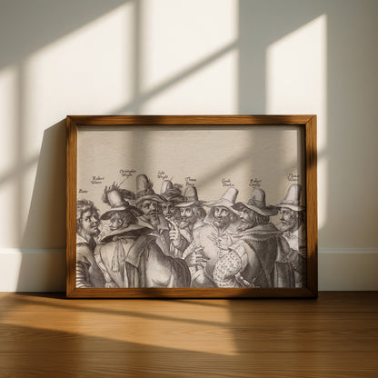 Gunpowder Plot Guy Fawkes Fine Art Print | Pub or Home Bar Decor
