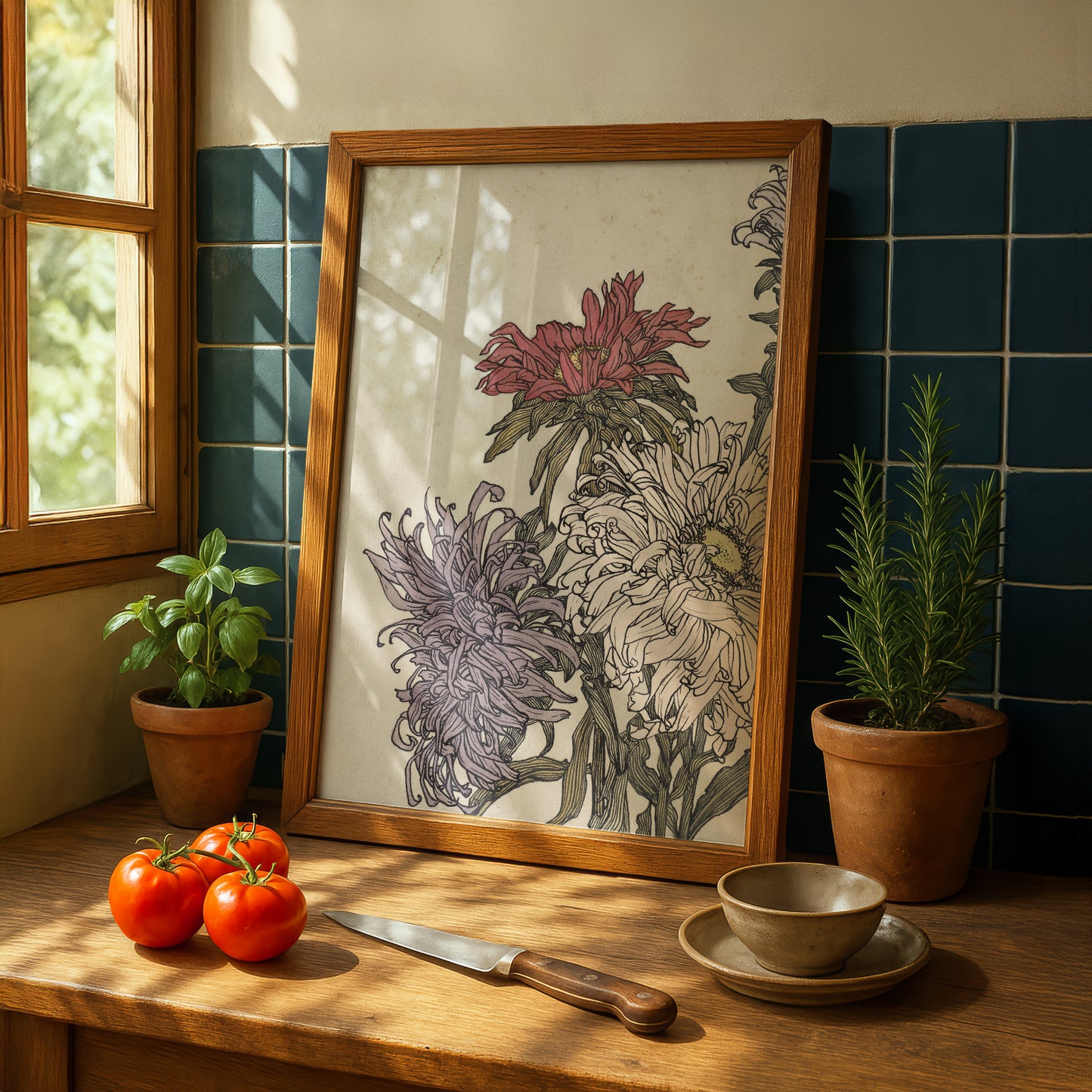 Julie de Graag Chrysanthemums Art Print | Fine Art Print