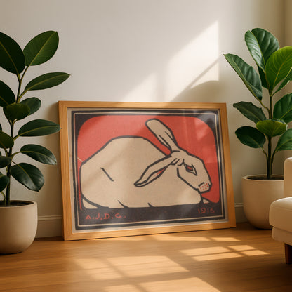 Julie de Graag Rabbit Art Print | Fine Art Print