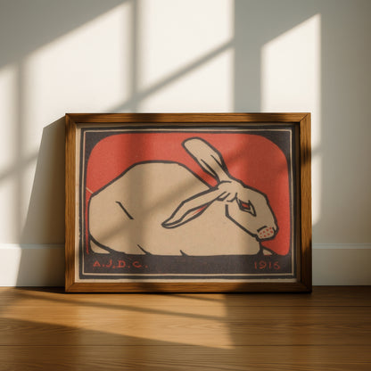 Julie de Graag Rabbit Art Print | Fine Art Print