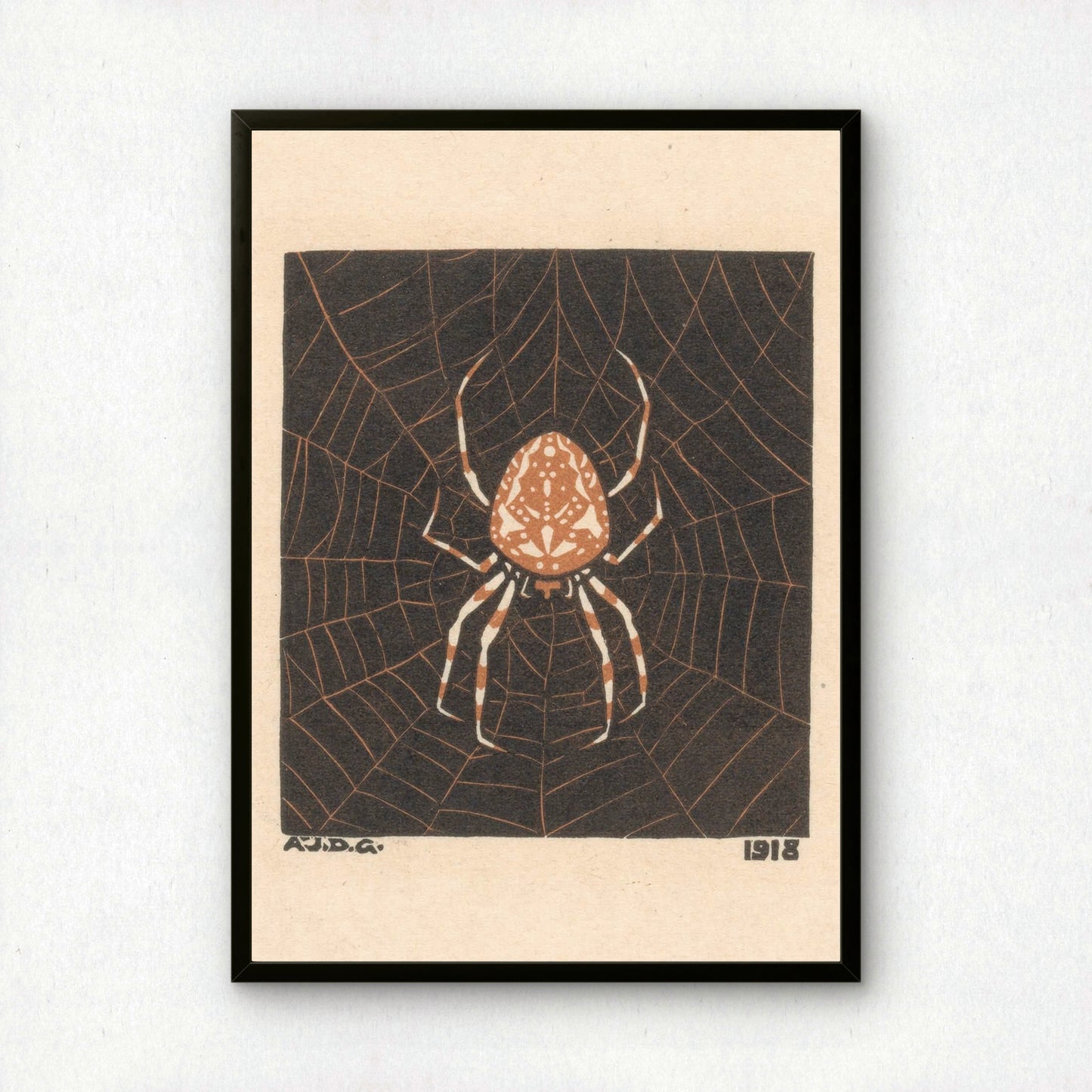 Julie de Graag Spider in a Web Art Print | Fine Art Print