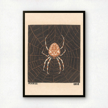 Julie de Graag Spider in a Web Art Print | Fine Art Print