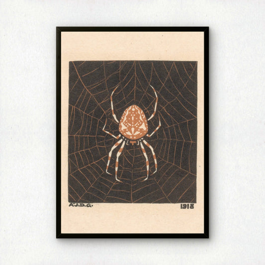 Julie de Graag Spider in a Web Fine Art Print | Premium Wall Art