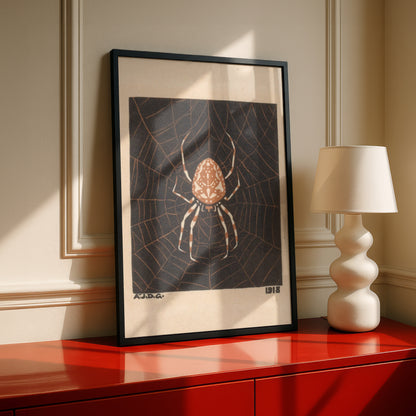 Julie de Graag Spider in a Web Art Print | Fine Art Print