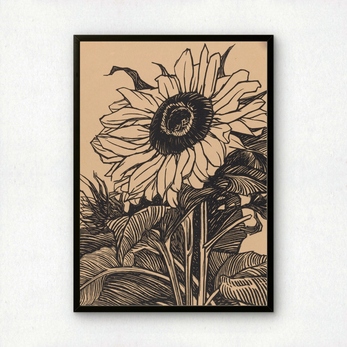 Julie de Graag Sunflower (Detail) Art Print | Fine Art Print
