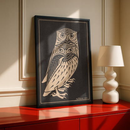 Julie de Graag Two Owls Art Print | Fine Art Print