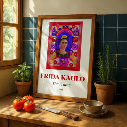 The Frame by Frida Kahlo | Premium Art Print | Wall Art