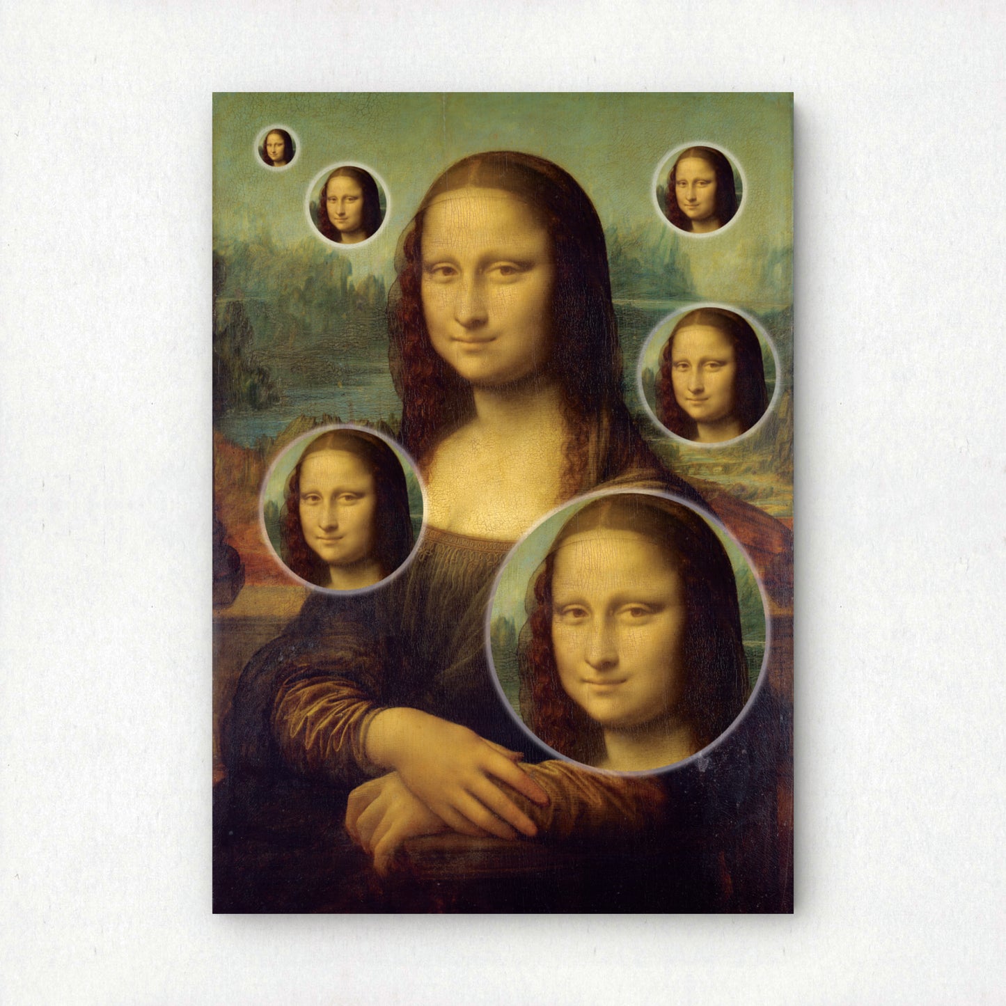 Mona Lisa Variations 003 | "Bubbles" Art Print