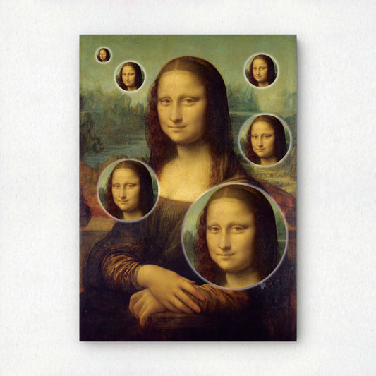 Mona Lisa Variations 003 | "Bubbles" Art Print