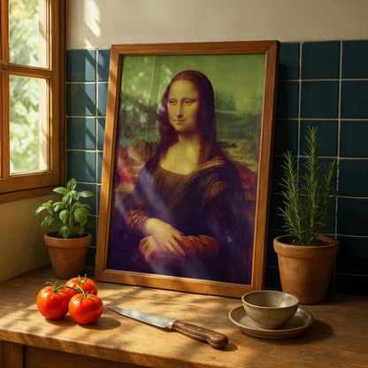 Mona Lisa Variations 007 | "Side Eye" Art Print