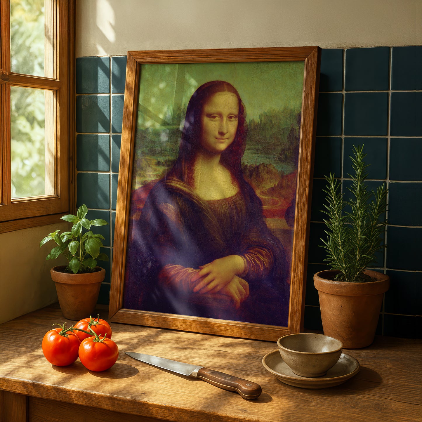 Mona Lisa Variations 008 | "Reverse" Art Print