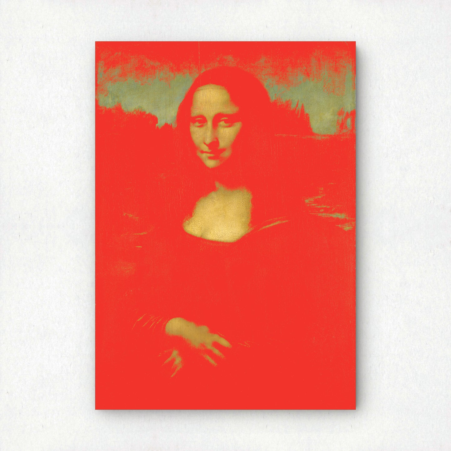 Mona Lisa Variations 011 | "Red" Art Print
