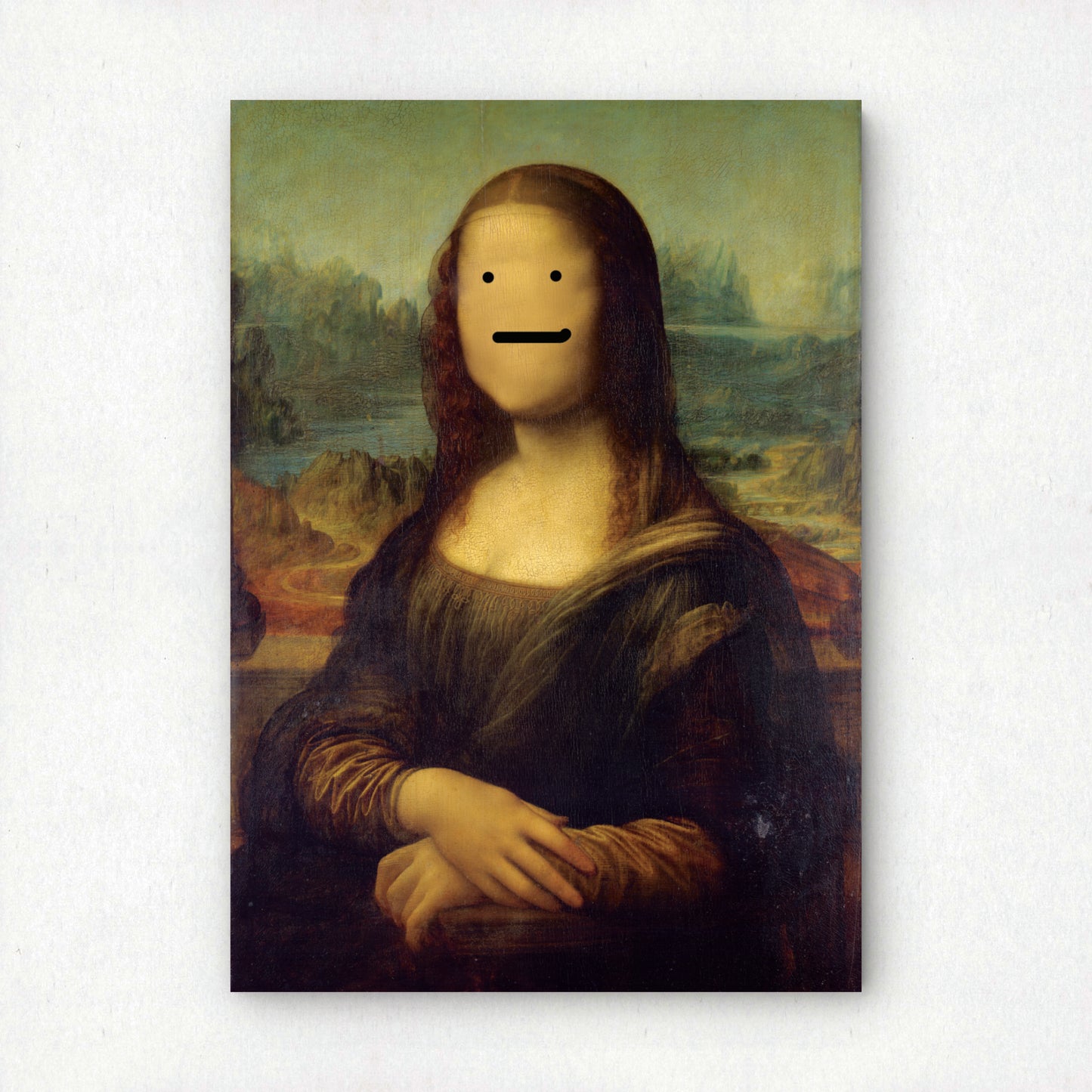 Mona Lisa Variations 016 | "Derpy Face" Art Print