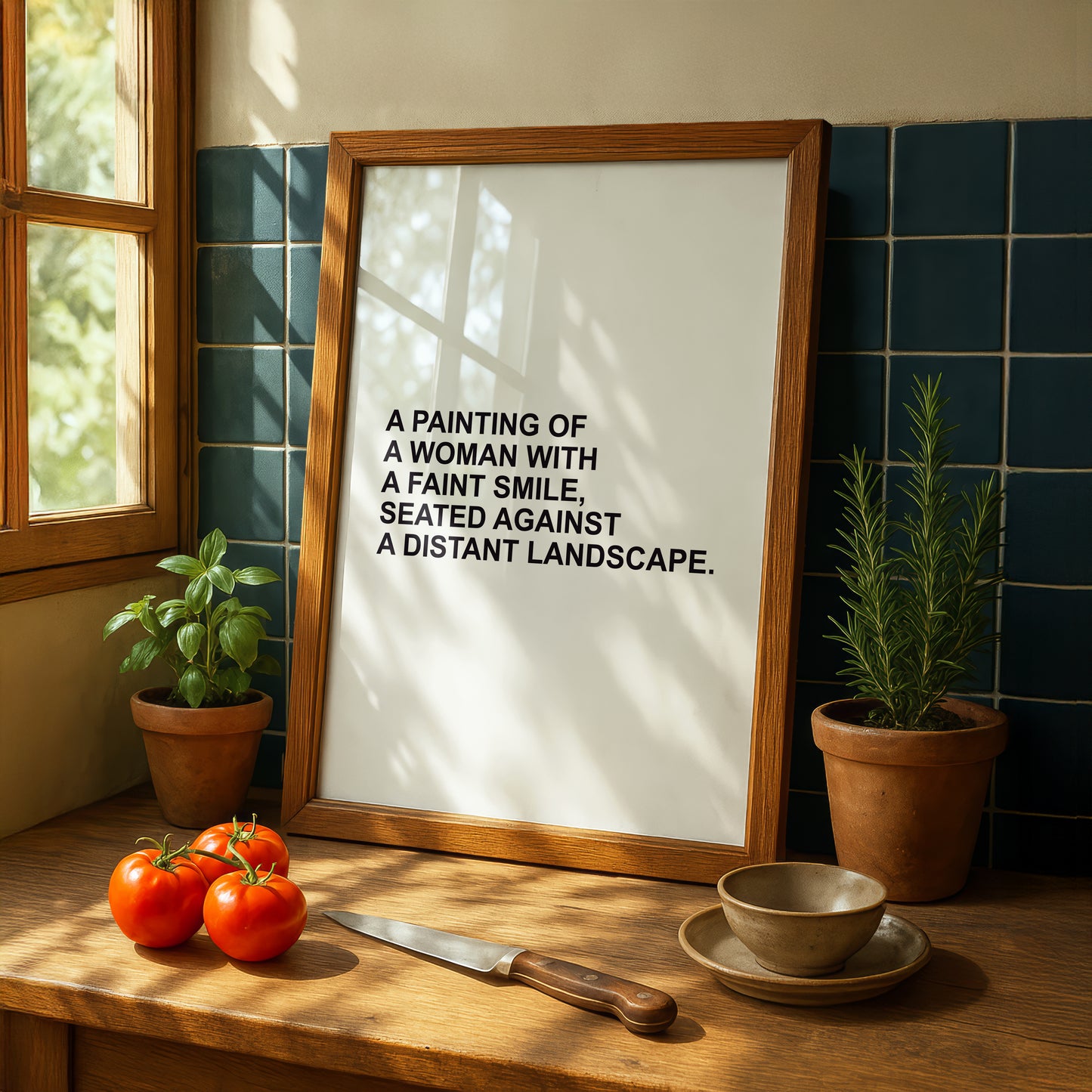Mona Lisa Variations 021 | "Text-Based" Art Print