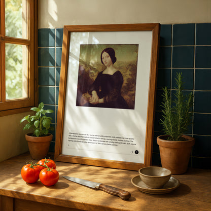 Mona Lisa Variations 022 | "Chat GPT Prompt" Art Print