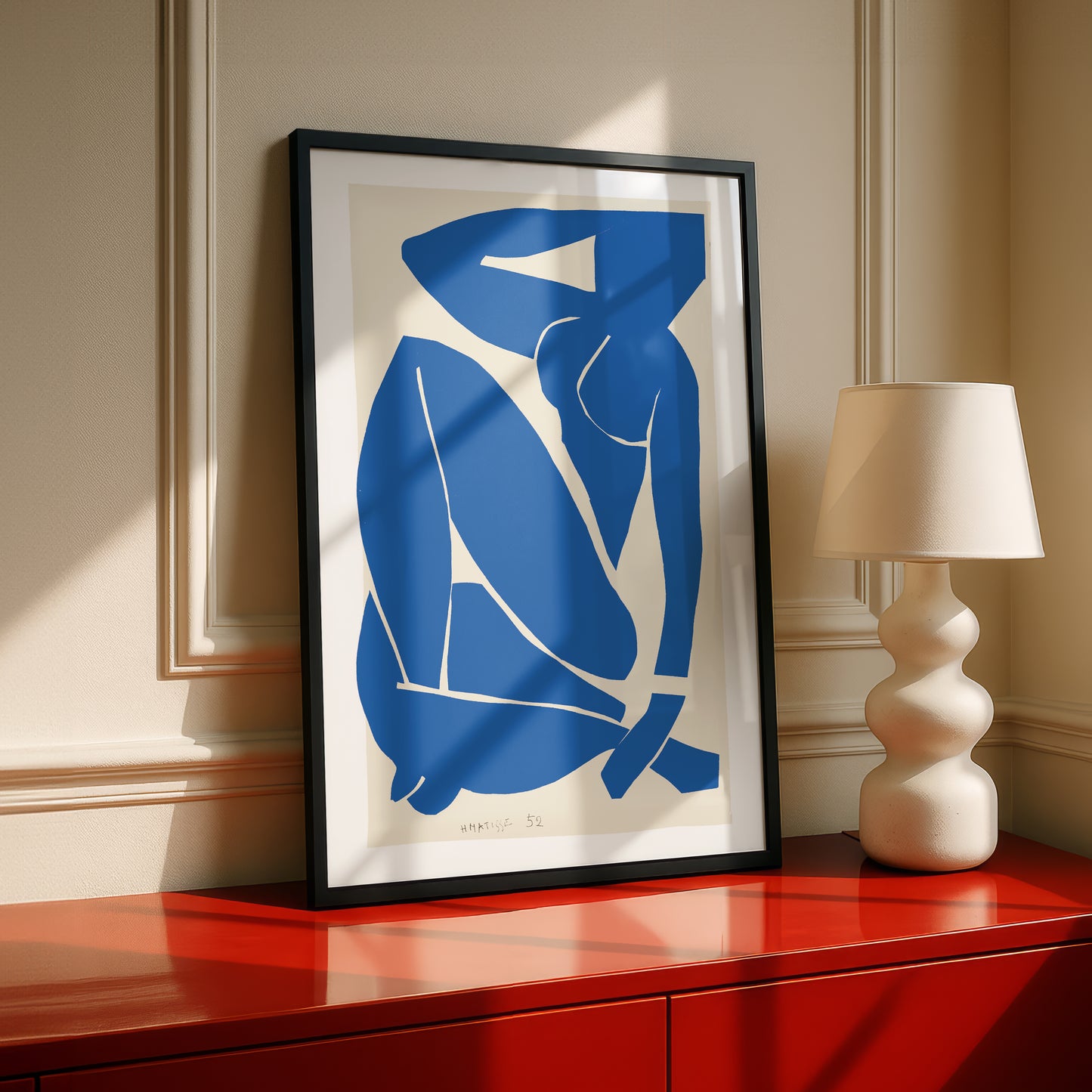 Blue Nude III (Nu Bleu III) Cut-out by Henri Matisse | Premium Art Print | Wall Art