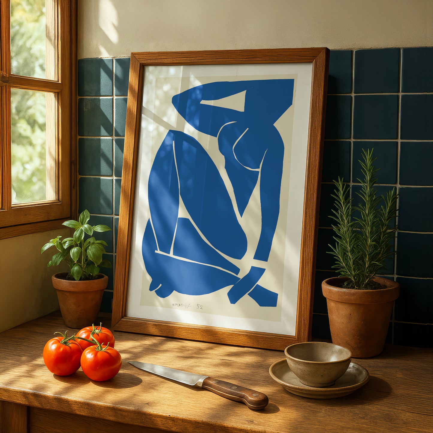 Blue Nude III (Nu Bleu III) Cut-out by Henri Matisse | Premium Art Print | Wall Art