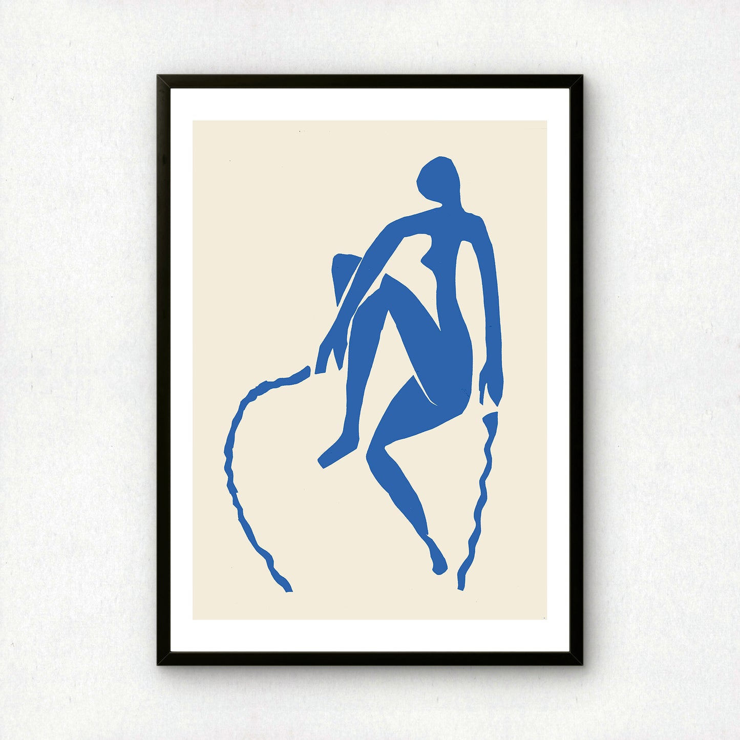 Blue Nude VIII (Nu Bleu VIII) Cut-out by Henri Matisse | Premium Art Print | Wall Art