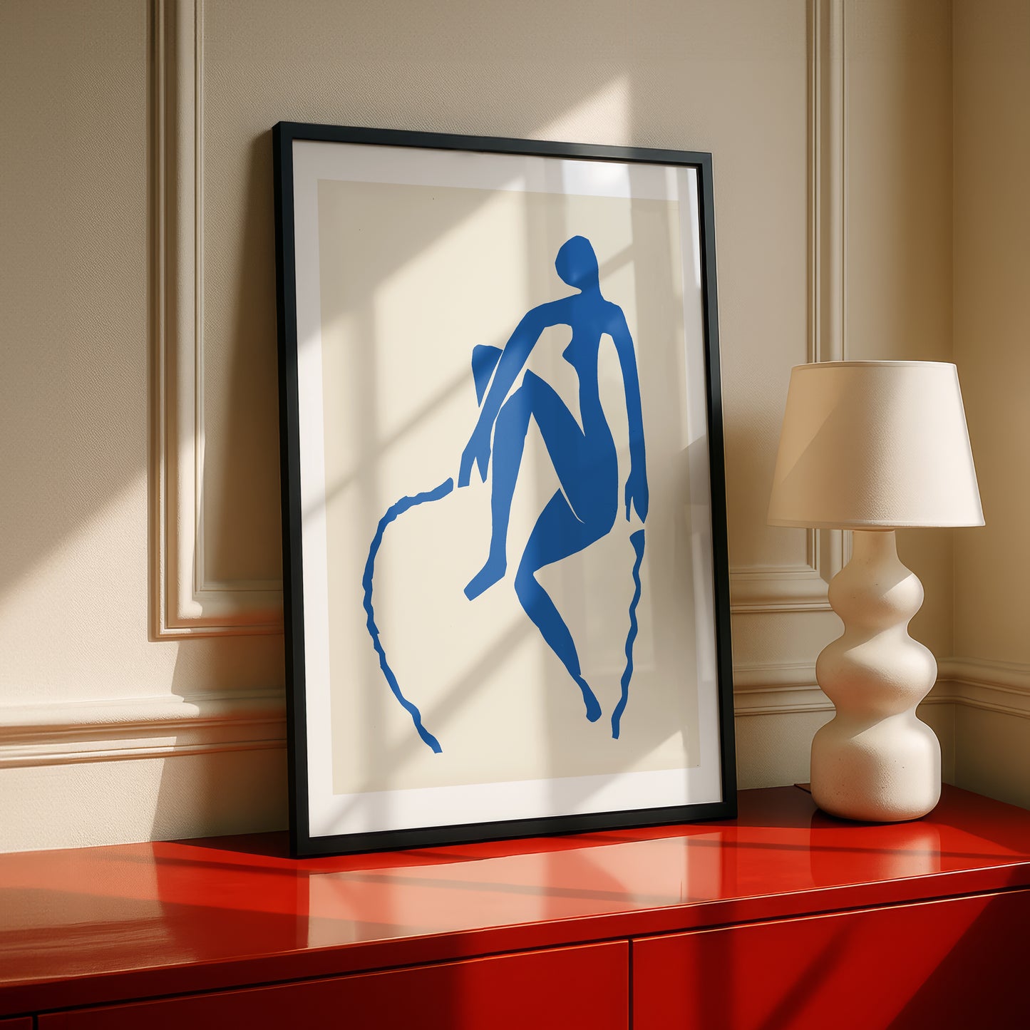 Blue Nude VIII (Nu Bleu VIII) Cut-out by Henri Matisse | Premium Art Print | Wall Art