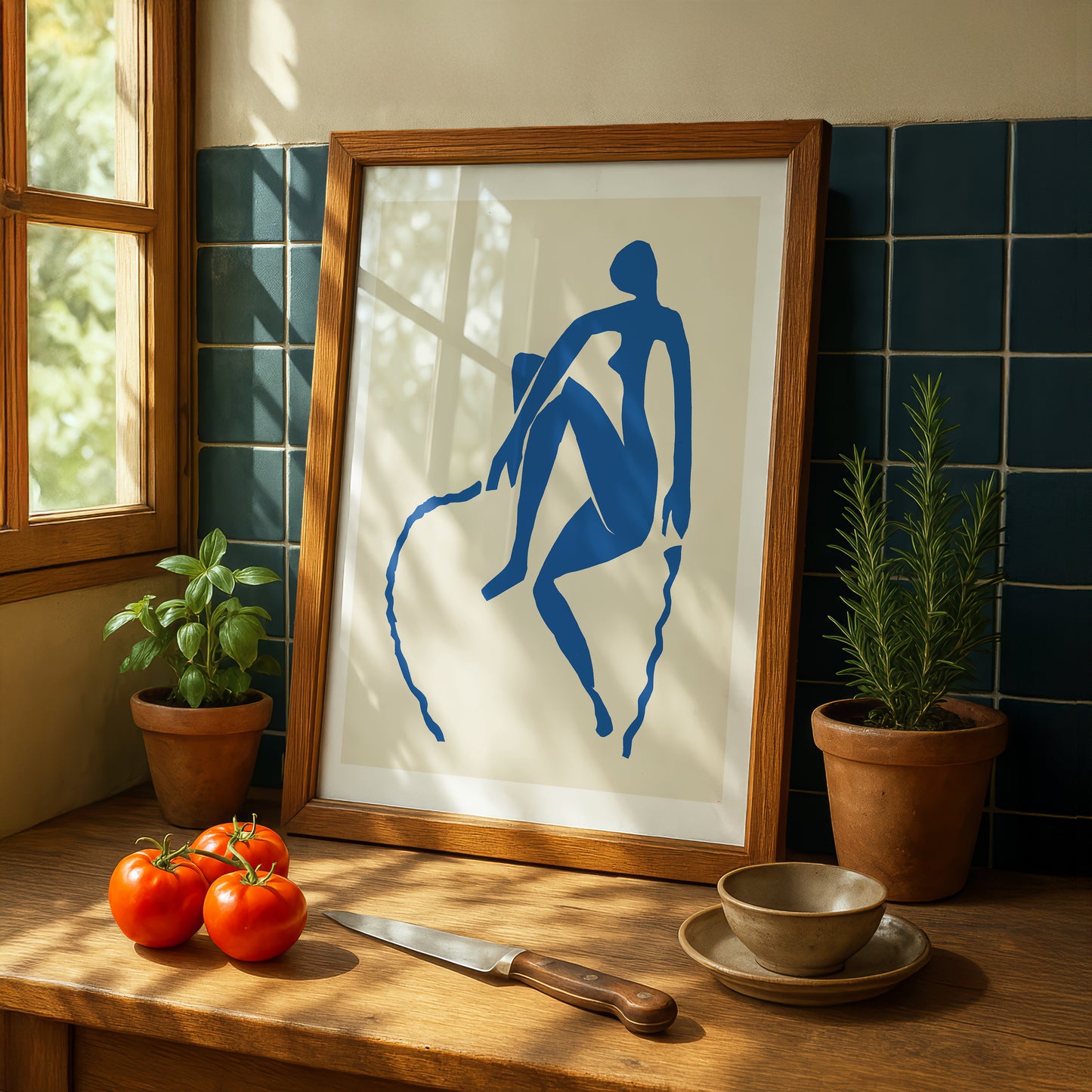 Blue Nude VIII (Nu Bleu VIII) Cut-out by Henri Matisse | Premium Art Print | Wall Art