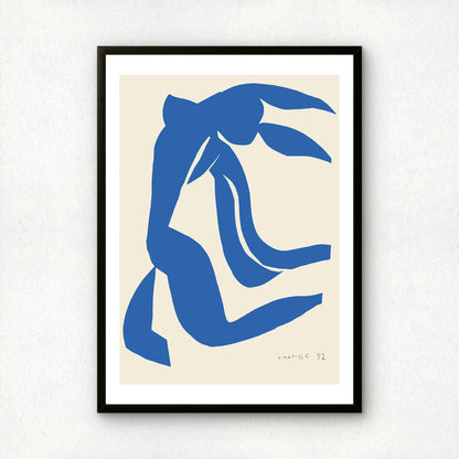 Blue Nude XI (Nu Bleu XI) Cut-out by Henri Matisse | Premium Art Print | Wall Art