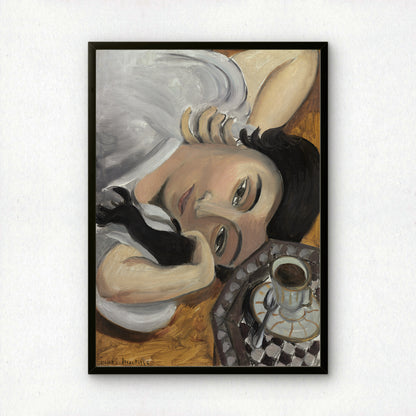 Laurette with a Cup of Coffee by Henri Matisse | Fine Art Print | Wall Art
