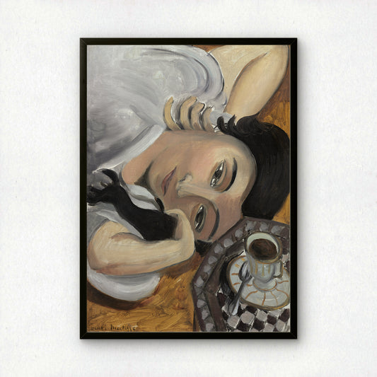 Laurette with a Cup of Coffee by Henri Matisse | Fine Art Print | Wall Art