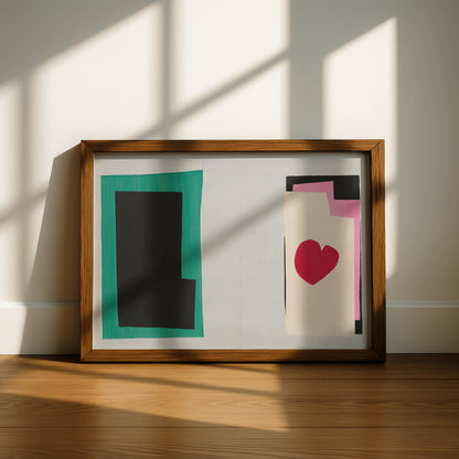 The Heart Cut-out by Henri Matisse | Premium Art Print | Wall Art
