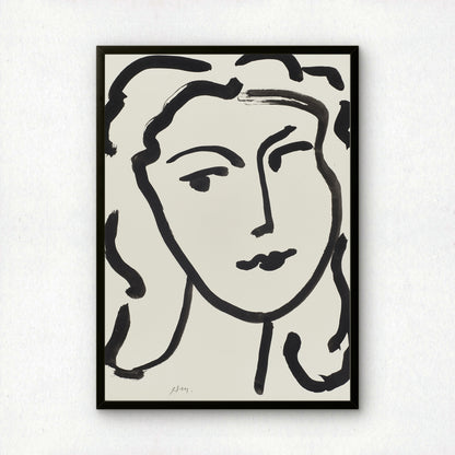 Visage de femme by Henri Matisse | Fine Art Print | Wall Art