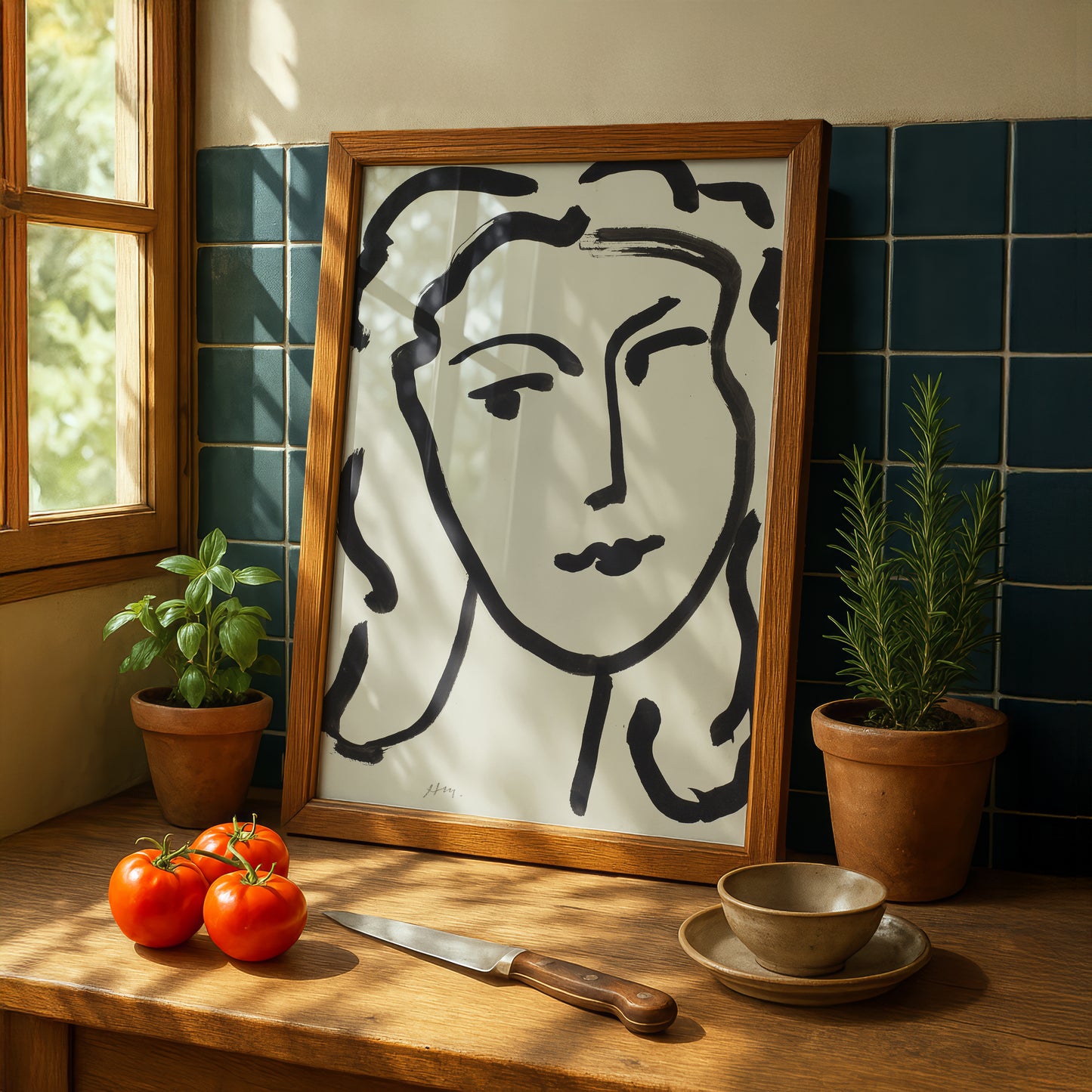 Visage de femme by Henri Matisse | Fine Art Print | Wall Art