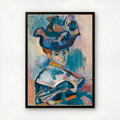 Woman with a Hat by Henri Matisse | Premium Art Print | Wall Art