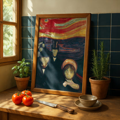 Anxiety by Edvard Munch | Premium Art Print | Wall Art