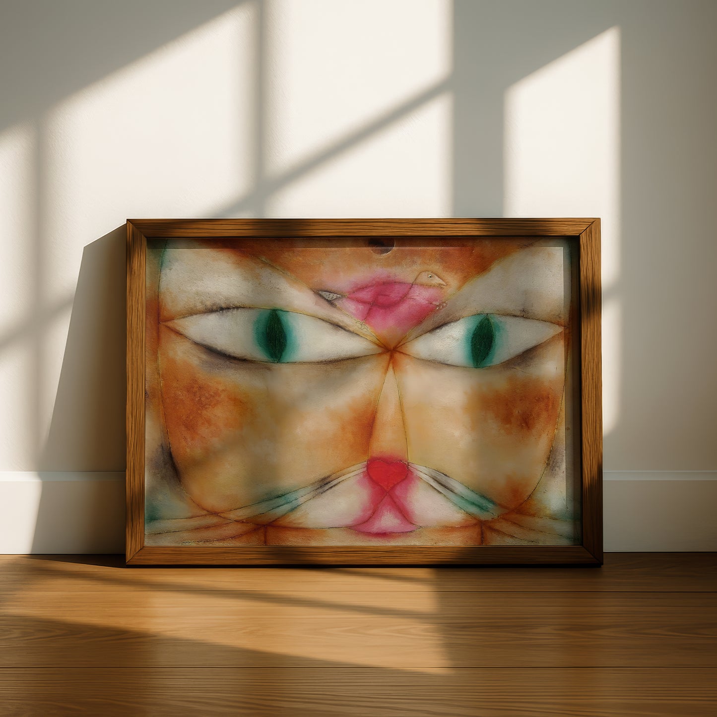 Cat and Bird | Paul Klee | Fine Art Cat Print | Cat Lover Gift | Wall Art