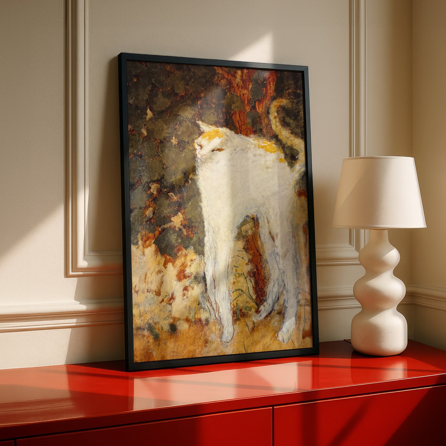 The White Cat | Pierre Bonnard | Fine Art Cat Print | Cat Lover Gift | Wall Art