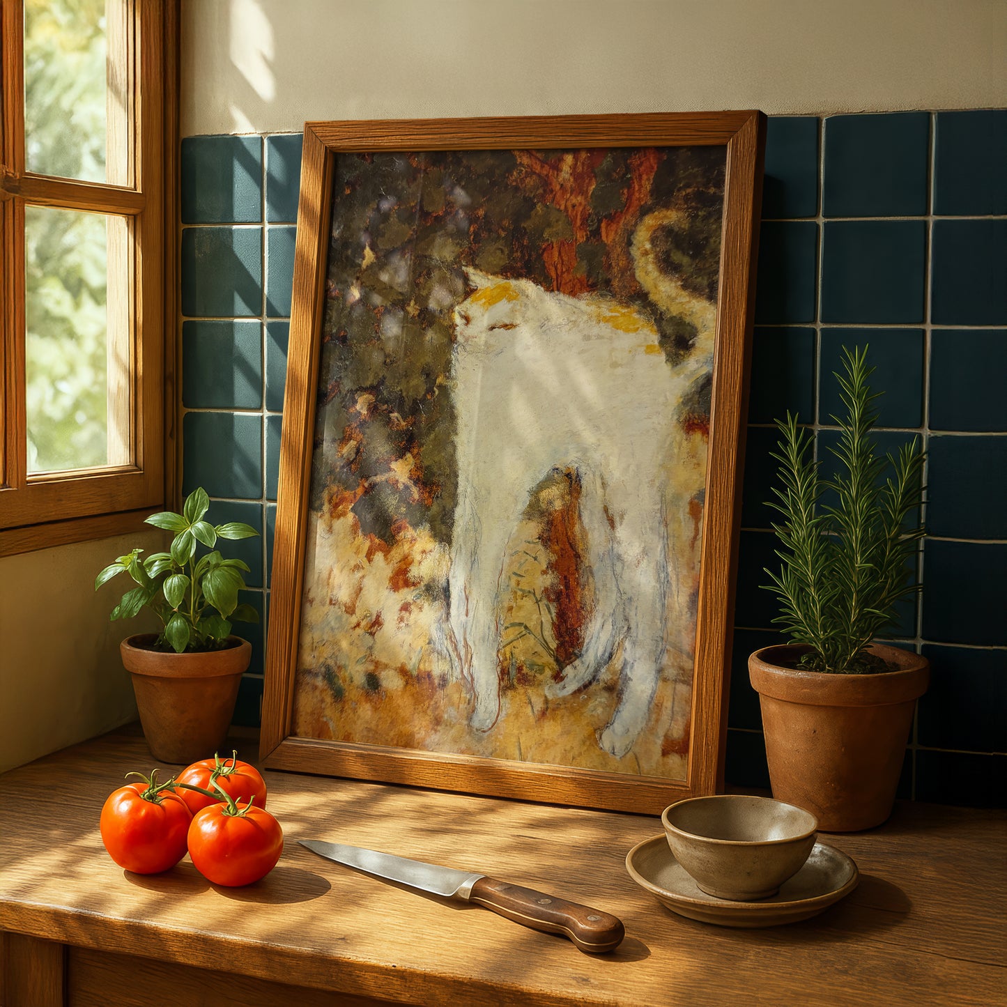 The White Cat | Pierre Bonnard | Fine Art Cat Print | Cat Lover Gift | Wall Art