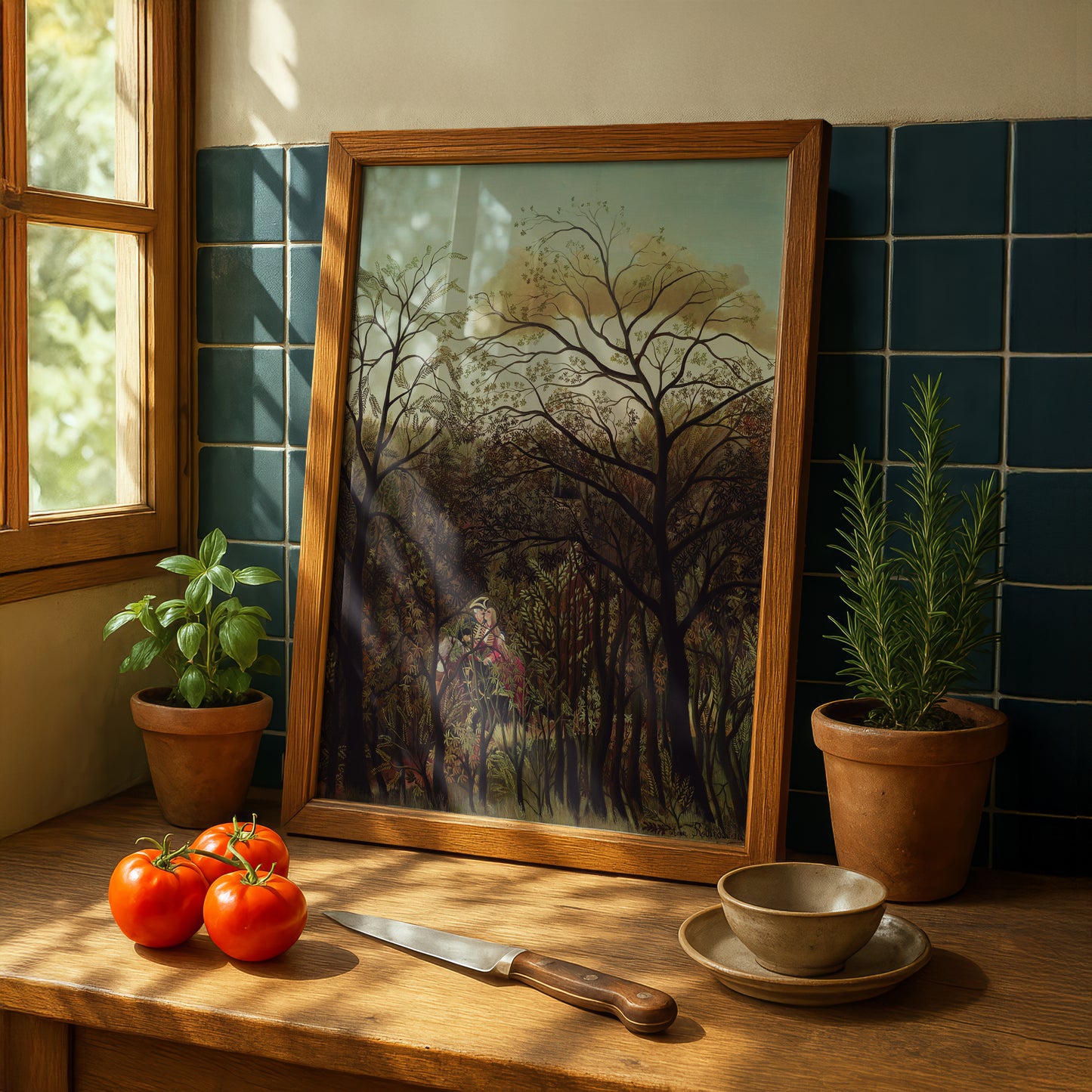 Rendezvous in the Forest by Henri Rousseau | Premium Art Print | Wall Art