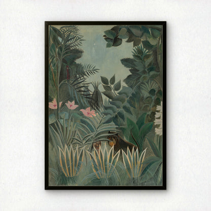 The Equatorial Jungle by Henri Rousseau | Premium Art Print | Wall Art