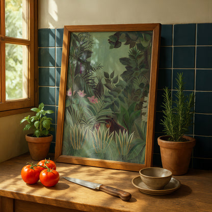 The Equatorial Jungle by Henri Rousseau | Premium Art Print | Wall Art