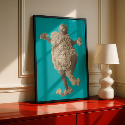 Bibo Tanzmasken Print | Lavinia Schulz & Walter Holdt Dance Mask Photograph | German Expressionist Wall Art