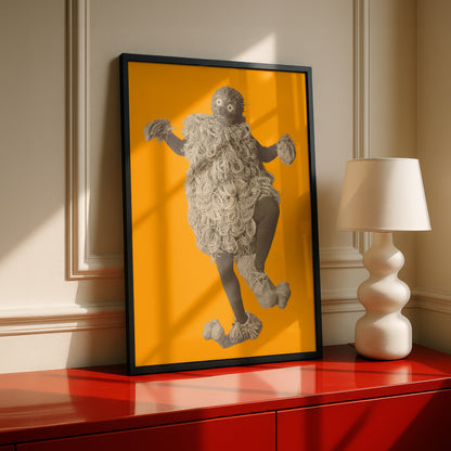 Bibo Tanzmasken Print | Lavinia Schulz & Walter Holdt Dance Mask Photograph | German Expressionist Wall Art