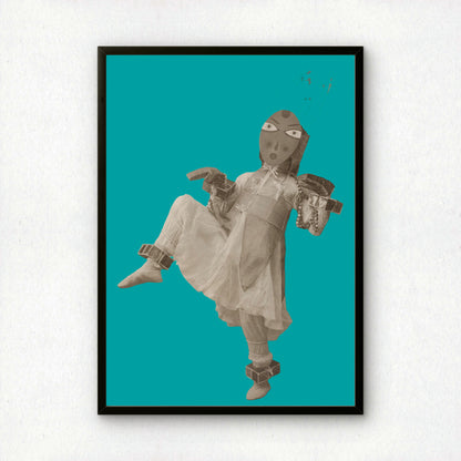 Insect Dancer Tanzmasken Print | Lavinia Schulz & Walter Holdt Dance Mask Photograph | German Expressionist Wall Art