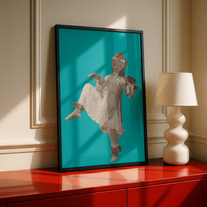 Insect Dancer Tanzmasken Print | Lavinia Schulz & Walter Holdt Dance Mask Photograph | German Expressionist Wall Art