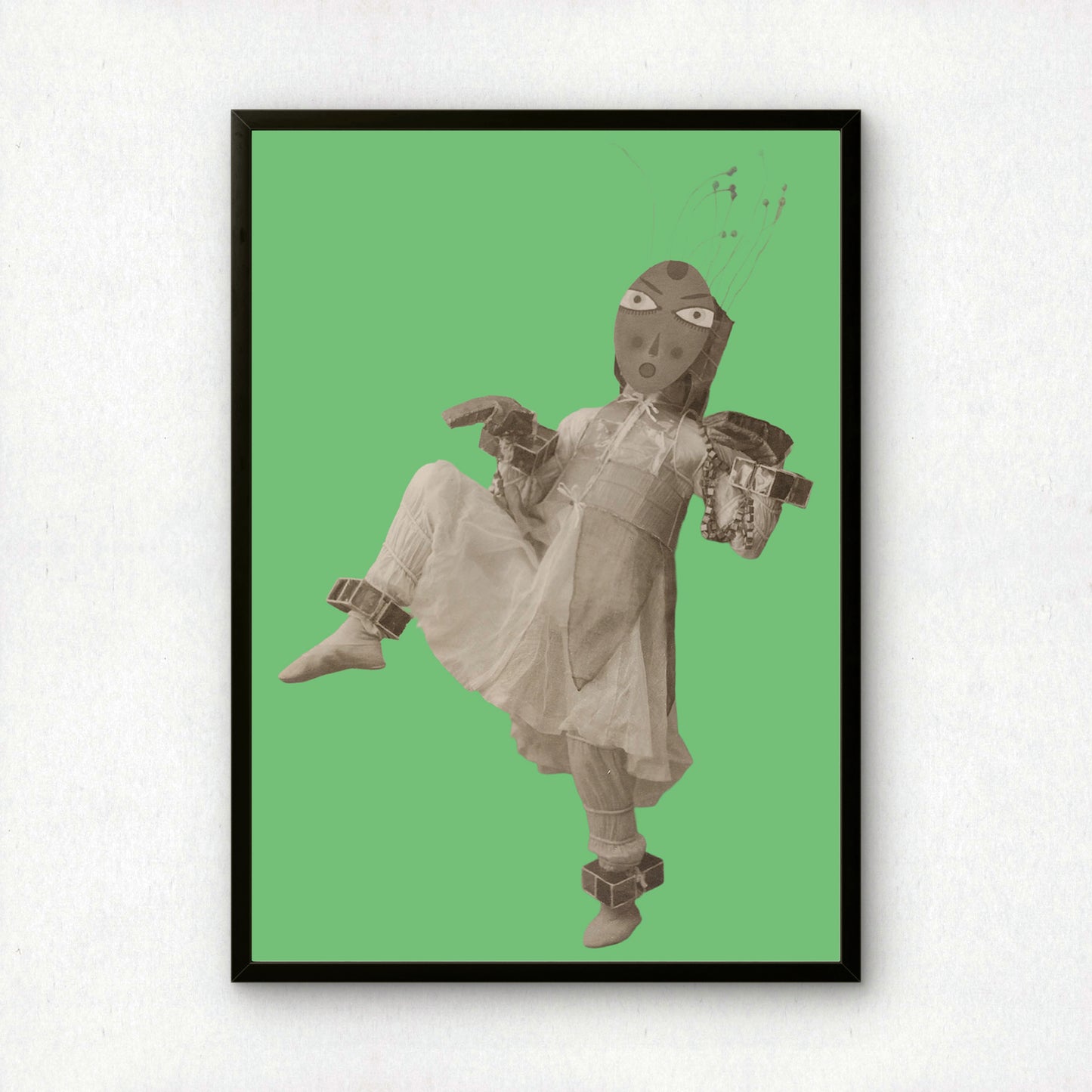 Insect Dancer Tanzmasken Print | Lavinia Schulz & Walter Holdt Dance Mask Photograph | German Expressionist Wall Art